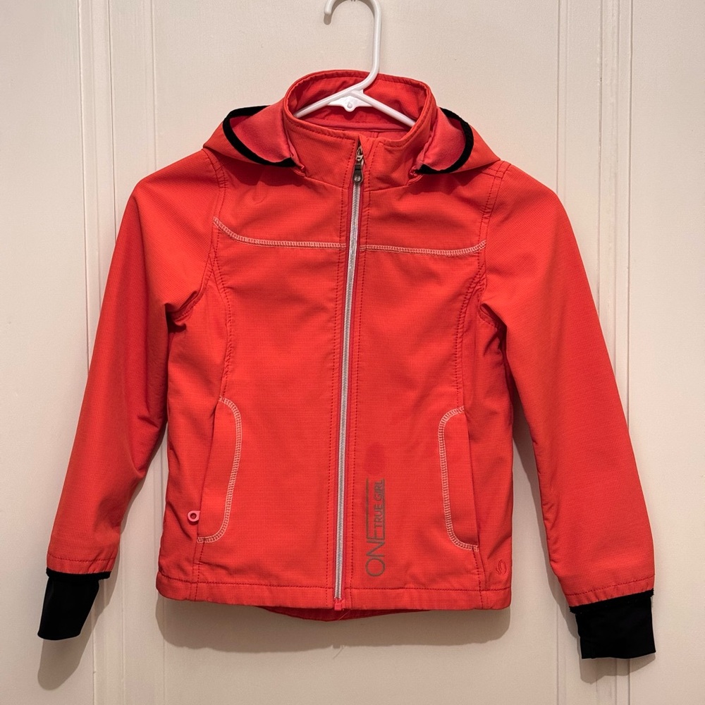 s.Oliver Kids Red Hooded Softshell Jacket – Size XS (128)